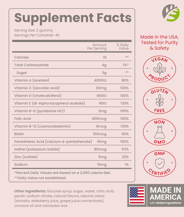 BariSlim Bariatric Chewable Multivitamin Gummies