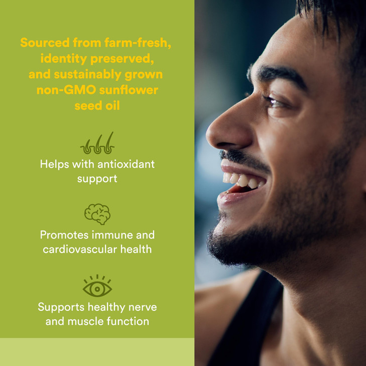 Whole Earth & Sea from Natural Factors, Sunflower Vitamin E, Whole Food