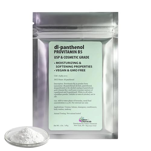 Talsen Chemicals Provitamin B5 Powder dl-Panthenol DIY Panthenol Solution