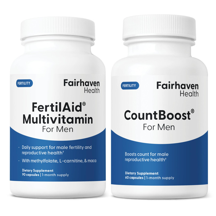 Fairhaven Health FertilAid for Men and Countboost Combo