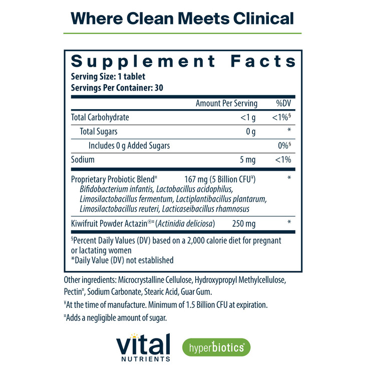 Hyperbiotics Vital Nutrients Pro-Natal Prenatal Probiotics for Women