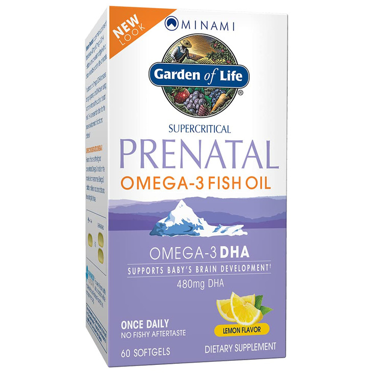 Garden of Life Prenatal DHA Omega 3 Fish Oil Supplement