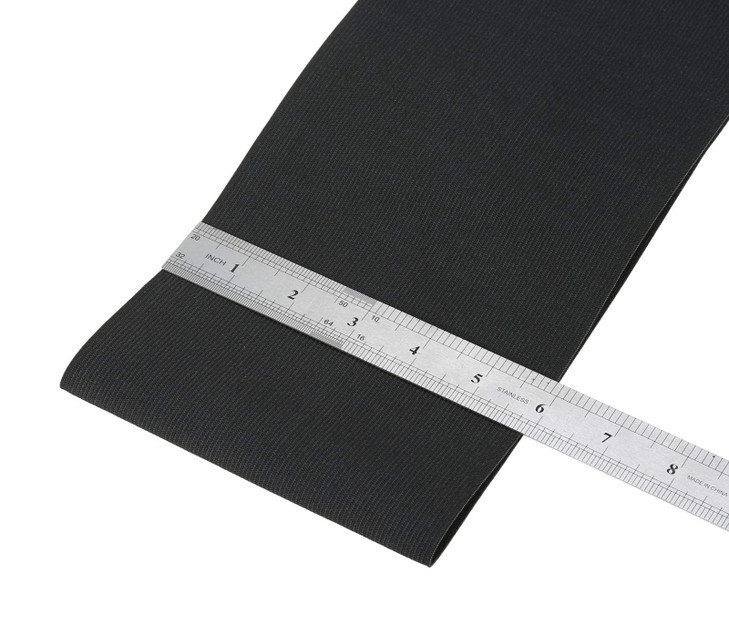 Usew Knit Heavy Stretch Elastic Band3 feet Black 6