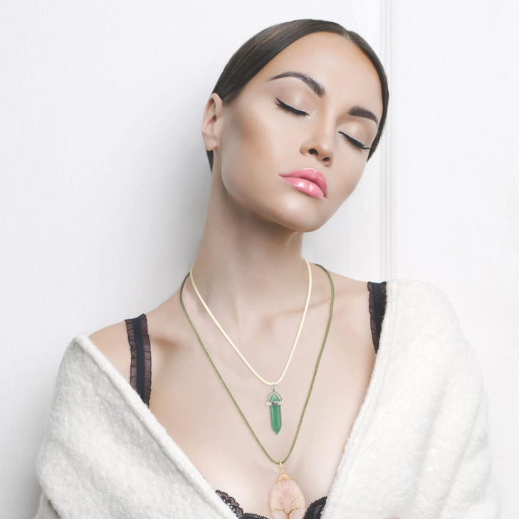 Tudomro 100 Pieces Waxed Leather Necklace Cord Bulk with Clasp Necklace Bracelet Chains String Rope Cord for Jewelry Mak