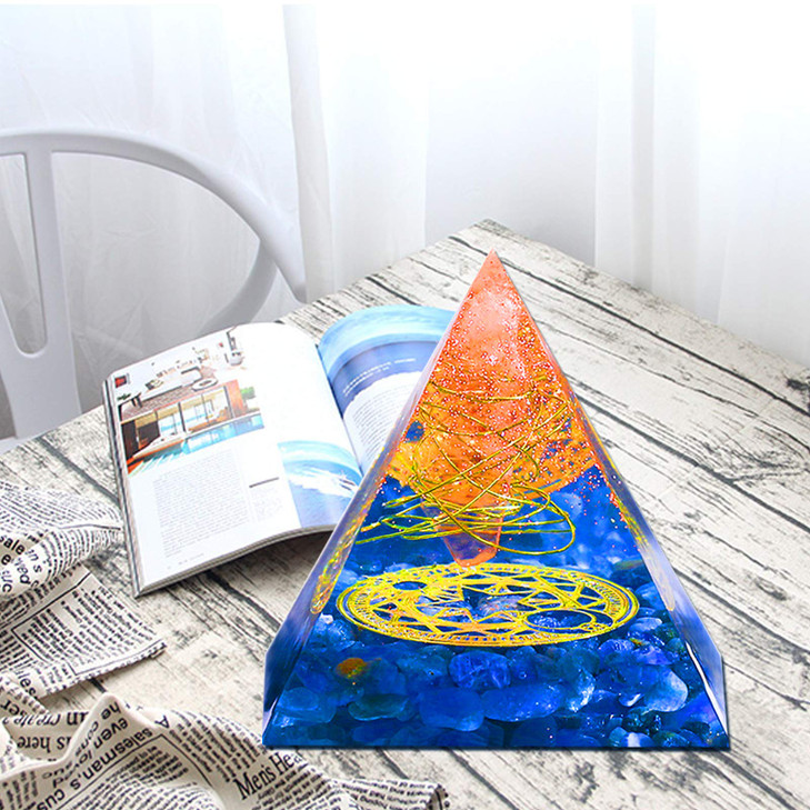 Large Pyramid Resin Mold Big Pyramid Mold for Resin Pyramid Silicone Mold Epoxy Resin Casting Mold for DIY Jewelry Casti