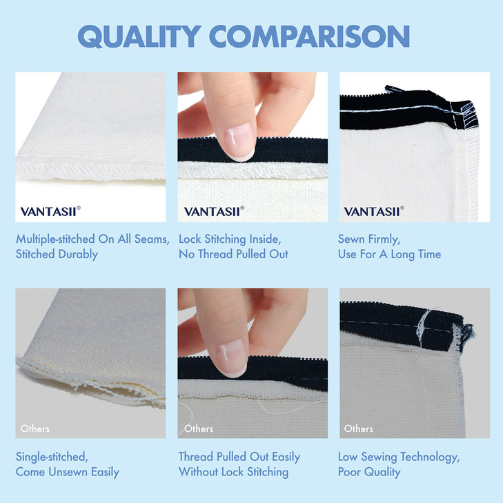 15 Pieces Canvas Colorful Zipper Bags DIY Craft Bags Travel Canvas Makeup Pouches for Cosmetic Toiletry Stationery Stora