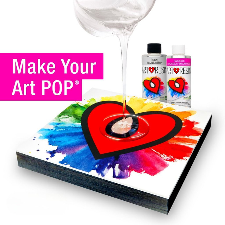 ArtResin Epoxy Resin HighGloss Clear Coat for Artwork 8 oz 4 oz Resin 4 oz Hardener 236 ml
