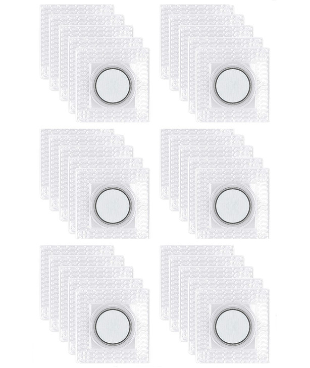 XILEWHZF 30 Pairs Hidden Sew Magnetic Snap Invisible Hidden Sew in PVC Hidden Purse Closure Fastener Magnetic Snap Magne