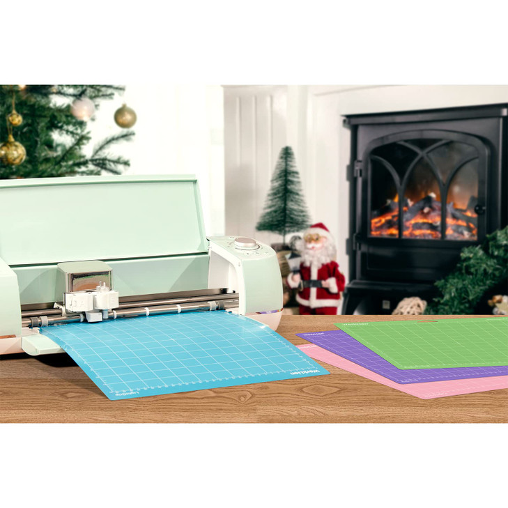 WORKLION Cutting Mat 12x12 5 Mats 2 Standard adhesive 1 Frabric adhesive 1 Light adhesive 1 Strong adhesive Variety Mats