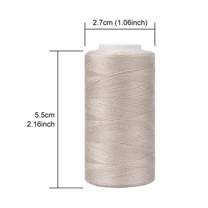 Ryalan 12 Color Set of Polyester AllPurpose Sewing Threads Prewound Bobbin Thread Plastic for Embroidery and Sewing Mach