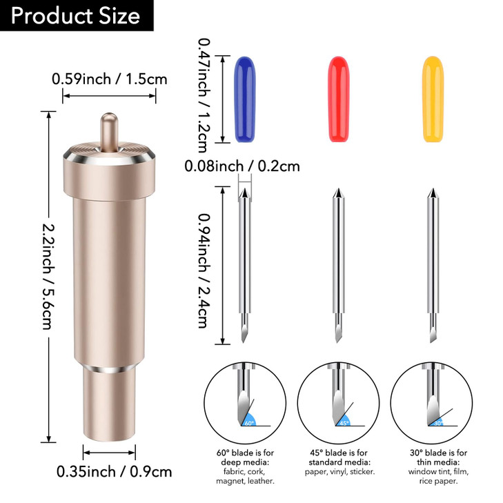 Scoring Stylus 304560Metal Cut Blades Housing Set Compatible for with MakerMaker 3 Explore Air 2 Explore 3 Cutting Machi