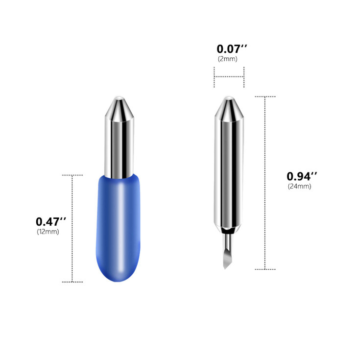 15 pcs Replacement Cutting Blades for Joy and joy Xtra machineFine Point Blades Include 45 Standard30Shallow and 60 Deep