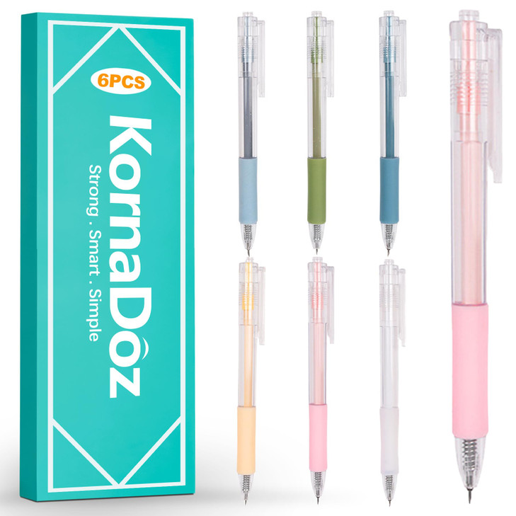 KornaDoz 6Pack Retractable Craft Knife Set Precision Paper Cutter Pen for Scrapbooking Art DIY Projects