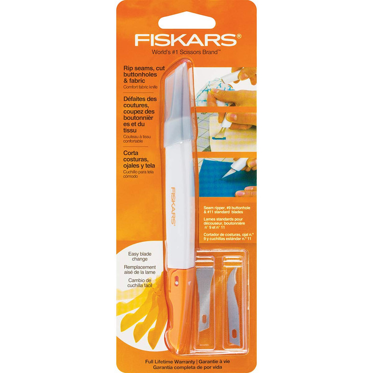 Fiskars Easy Change Fabric Knife 3 blades