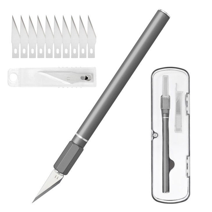 Exacto Knife Hobby Knife Set with 10 Pieces Blades Craft Knife Kit Precision Knife for Pumpkin Carving Modeling DIY Artw