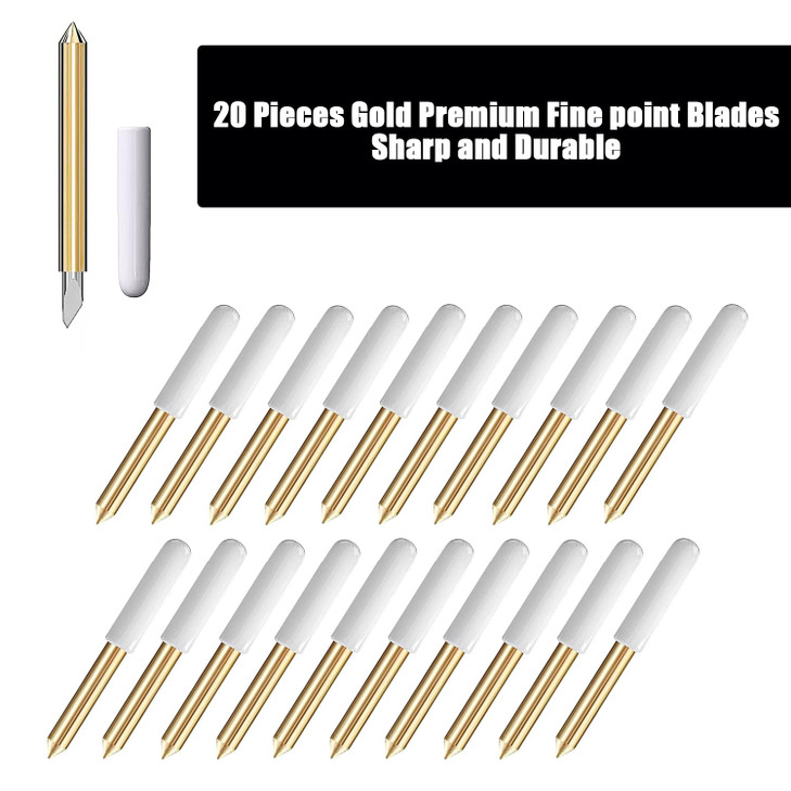 Niantime 20PCS Premium Fine Point Blade Compatible for MakerMaker 3 Cutting Machines Replacement Cutting Blades Compatib