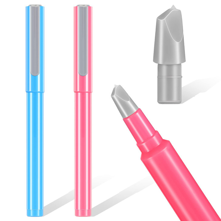 2 Pcs DIY Diamond Painting Parchment Paper Cutter Precision Craft Ceramic Blade Knife Pen for Cutting Paper Art with Rep