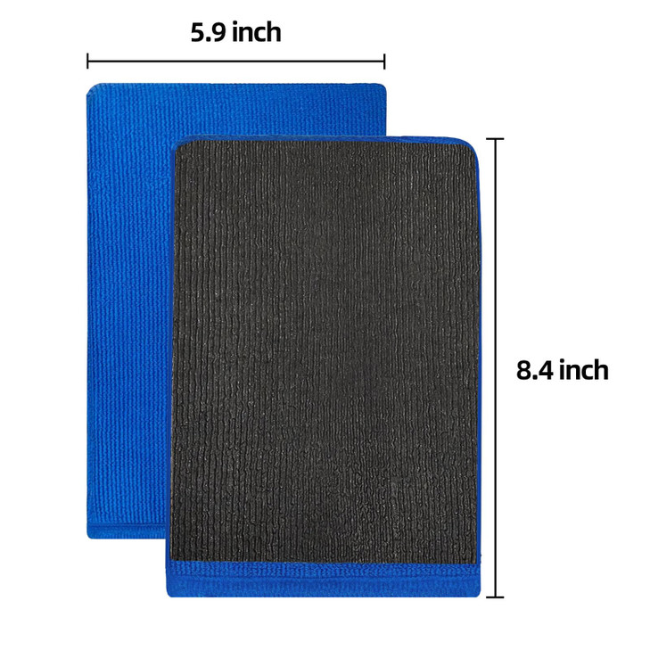 Tidy Monster 2 Pack Clay Mitt and Bar Medium Grade Bundle With Blue Clay Towel for Car Cleaning and Polishing