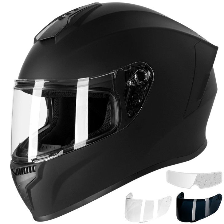Favoto Full Face Motorcycle Helmet DOT Approved Cascos para Motos Snowmobile Dirt Bike Helmet for Adults Men Women AntiF