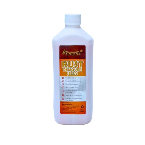 GuardH Rust Remover Jelly 12 oz MultiPurpose Gel for Metal Surfaces Auto Parts Household Items and Antiques