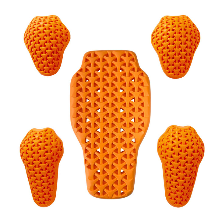 BORLENI CE Level 2 Elbow and Shoulder Protection Pad and CE Level 1 Back Armor Certified Armor Pads Set Motorcycle Armor