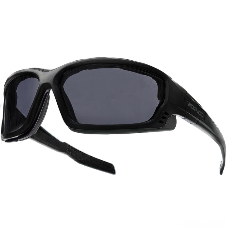 WDP100 Polarized Motorcycle Riding Goggles Foam Padded Sunglasses with Strap for Powersports UTV Windproof GK20