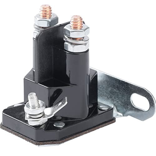 Saiyugty 030817 8321211210 8321211210 Lawn Mower Starter Solenoid Compatible for Trombetta Hustler Zero Turn Lawn Mower