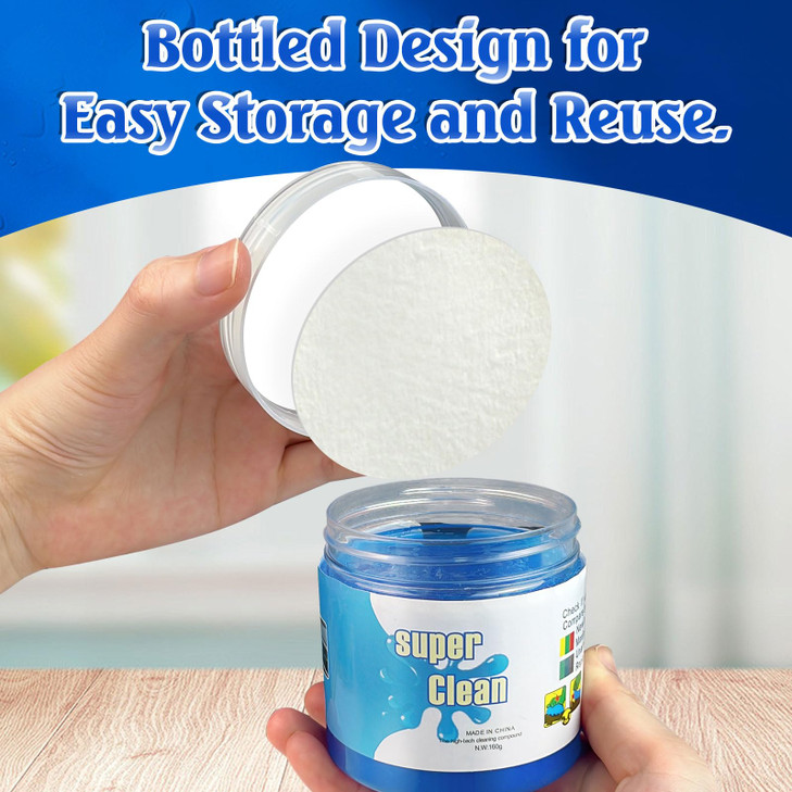 Zmarthumb 4 Pack Cleaning Gel Car Putty Slime Universal Auto Detailing Tools Car Crevice Interior Cleaner Putty Gel Clea