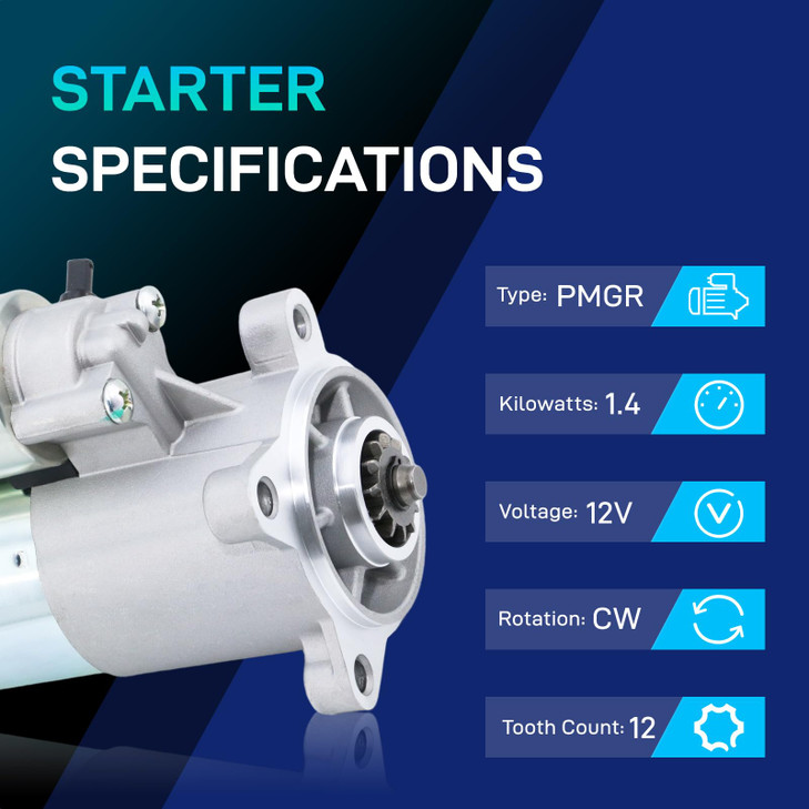 Ford Starter Replacement New for 0005 Excursion 9913 Expedition F150 F250 F350 F450 F550 SuperDuty Lincoln Navigator 051