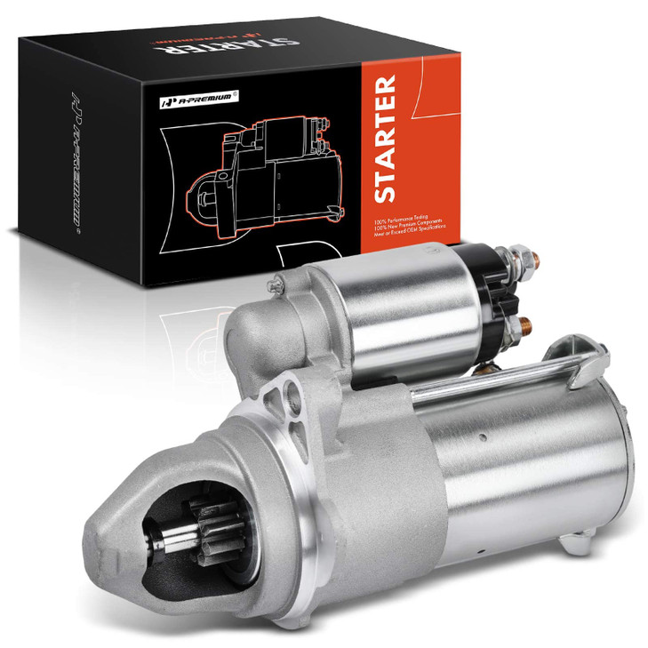APremium Starter Motor Compatible with Chevy Malibu 0814 Equinox 1017 Impala 14 Cobalt 0810 HHR 0811 GMC Terrain 1017 Bu
