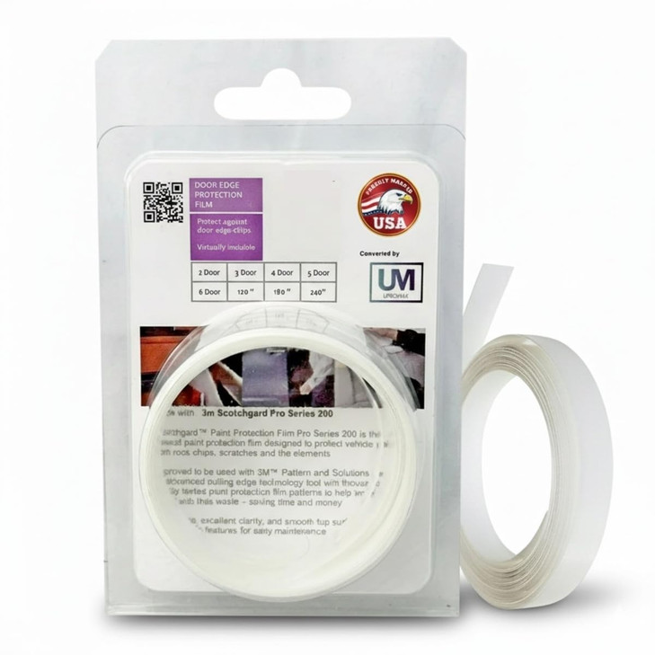 4 Door Edge Upromax Paint Protection Film PPF 8mil Precut Strips Universal Fit Clear Tape Door Seal Car Accessories Car