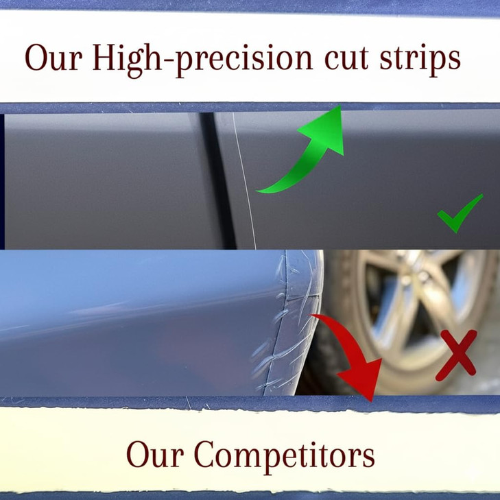 4 Door Edge Upromax Paint Protection Film PPF 8mil Precut Strips Universal Fit Clear Tape Door Seal Car Accessories Car