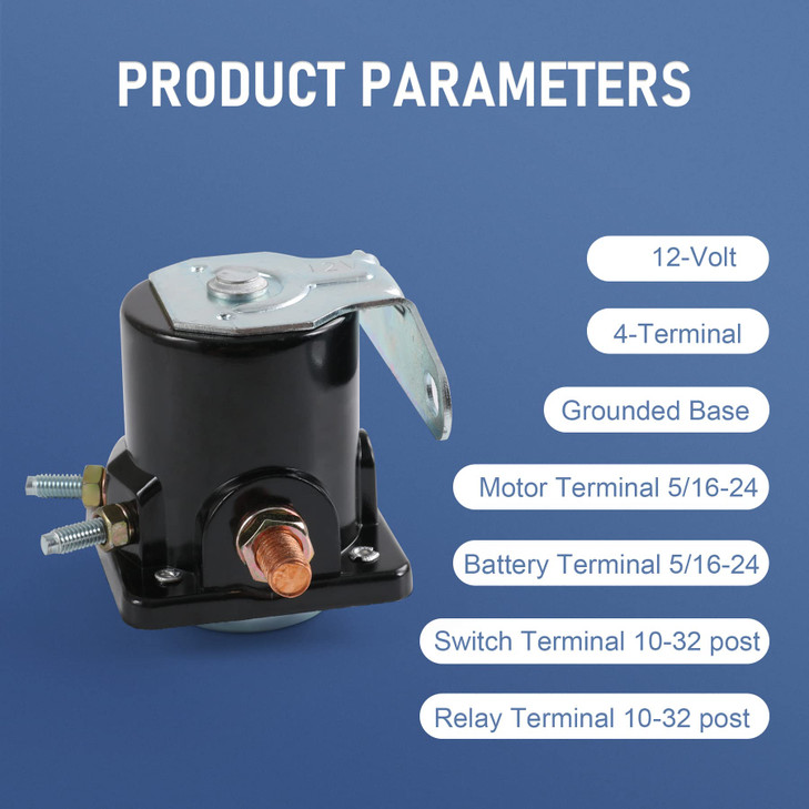JDMSPEED New Starter Solenoid Relay SW3 Replacement for Ford Jeep Lincoln Mercury 19581991 Replaces C6AF C7AF C3912 C9AF