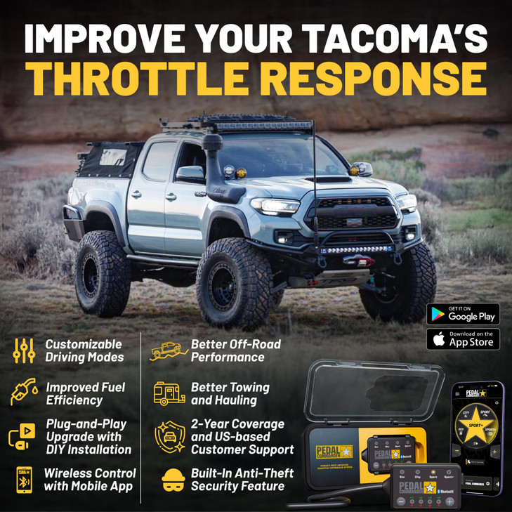 PEDAL COMMANDER for Toyota Tacoma 20052023 Throttle Response Controller PlugandPlay 36 Driving Settings App Control OffR