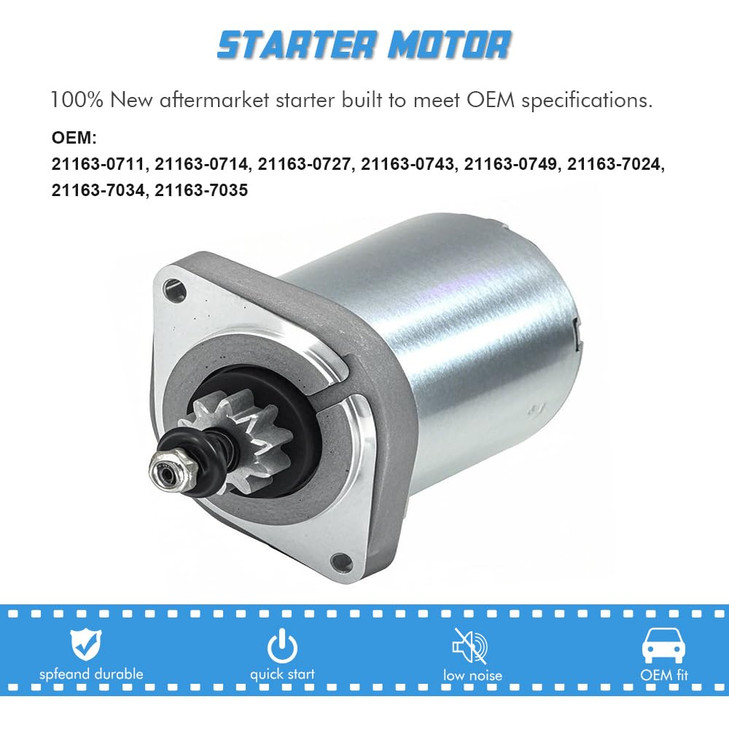 Kawasaki Starter FR691V FR730V FH491V FS481V FS541V FS600V FS604V 211630711 211630714 211630727 211630743 211630749 2116