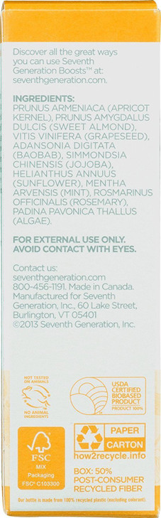 Seventh Generation Boost - Firming Skin Serum, 1.5 Ounce