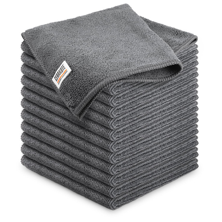 CERAKOTE Microfiber Towels 12 Pack Cleaning and Application Towels Durable Microfiber Material 300 GSM LintFree Towel Id