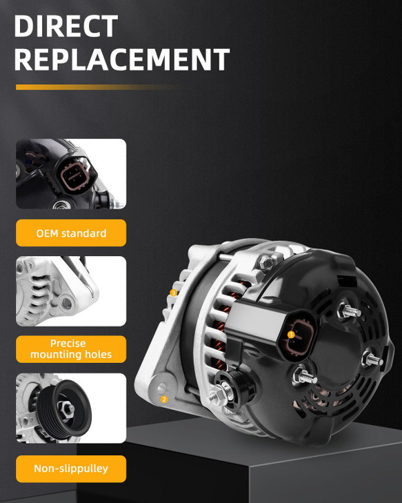 OCPTY Alternators 11099 Fit for Acura MDX RL TL Honda Odyssey Pilot Ridgeline 32L 35L 37L Automotive Replacement Alterna