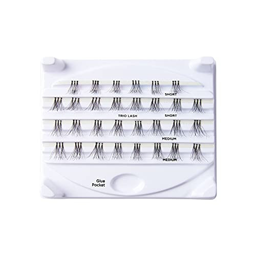 i-ENVY by KISS Trio Lash Classic Medium 30 Lashes Natural Style 3X Faster Easier Application