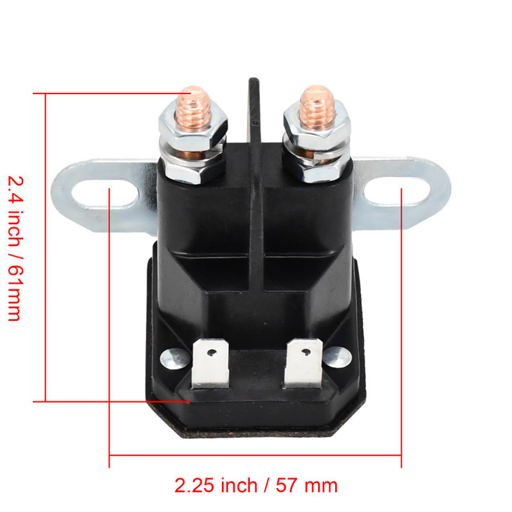 Zeenparts GY22476 AUC15346 Starter Solenoid 12V Compatible with John Deere D100 D105 D110 D120 D125 D130 D140 D150 LT150