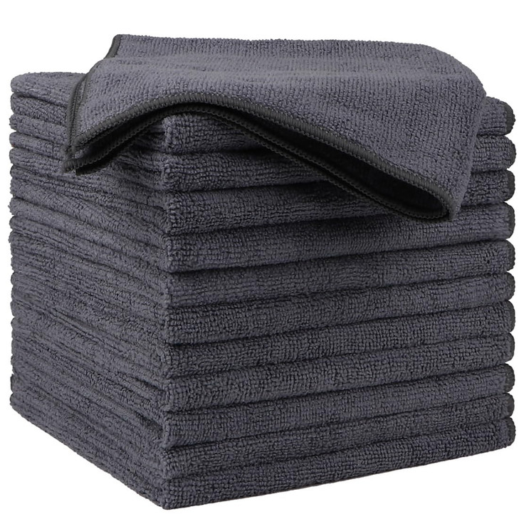 HOMEXCEL Microfiber Cleaning Cloths 12 Pack Premium 16 x 16 inch Microfiber Towel for Cars Ultra Absorbent Car Washing C