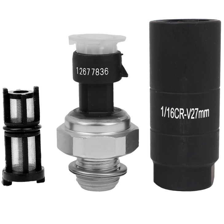 12573107 Oil Pressure Sensor with Socket for Chevy Silverado 1500 2500 3500 Tahoe Suburban Impala Avalanche Express GMC