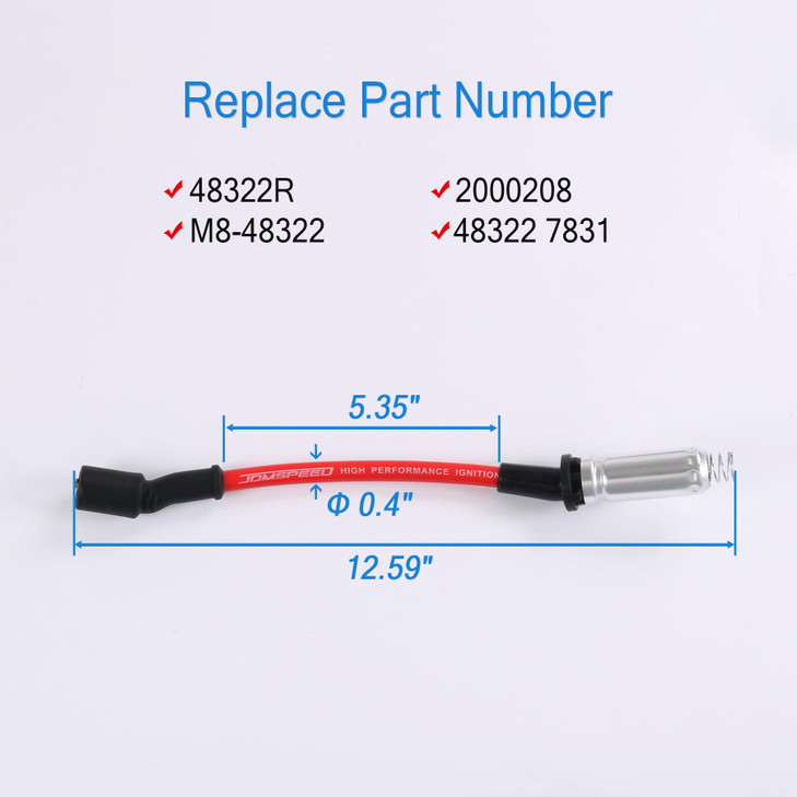 JDMSPEED High Performance Spark Plug Ignition Wire for 20002009 Chevy GMC V8