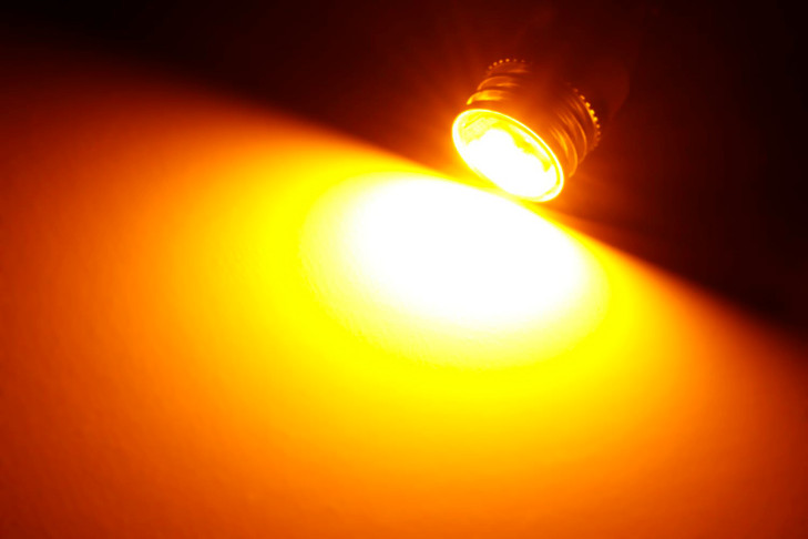 iJDMTOY JDM Amber Yellow 4SMD High Power LED Side Mirror Replacement Bulbs Compatible With 20072014 Toyota FJ Cruiser