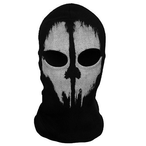 Takashi 2 Hole Balaclava Ghost Skull Face Mask Bike Motorcycle Helmet Hood Ski Sport Neck Face Mask Halloween Horror Cal
