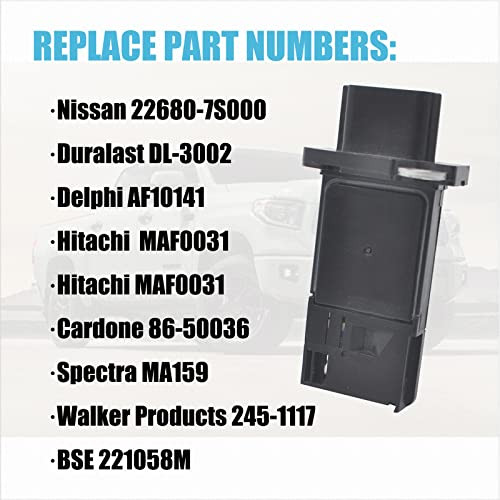 OYEAUTO Mass Air Flow Sensor Meter MAF 226807S000 Compatible with Nissan Infiniti 0414 Altima 0612 Sentra 0309 350Z 2005