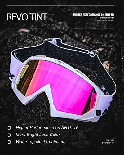 BATFOX Dirt Bike ATV Goggles Motorcycle Gear Riding Motocross Dirtbike 4Wheeler MX DH Accessories Goggles Glasses for Me
