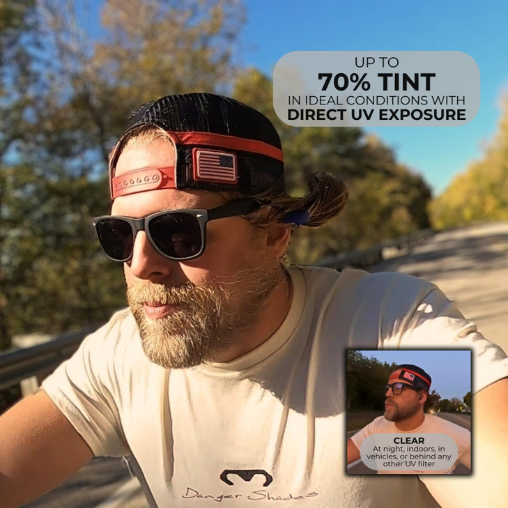 EJ The Main Street Original CleartoGrey AutoTint Motorcycle Glasses