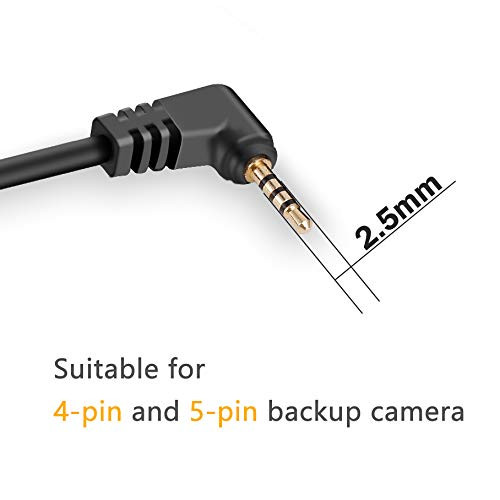 YQMAJIM Dash Cam Backup Camera Extension Cord165 Ft 25mm Male to Female Car Rear View Camera Extension Cable