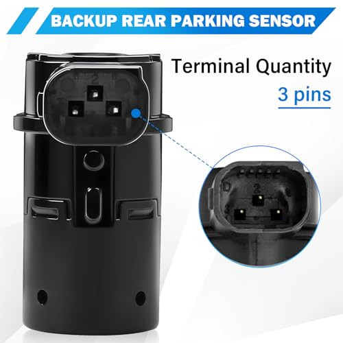 Yikesai 4X Backup Reverse Sensor Kit Rear Parking Assist Sensor Compatible with Ford F150 F250 F350 E150 E250 Escape Exp
